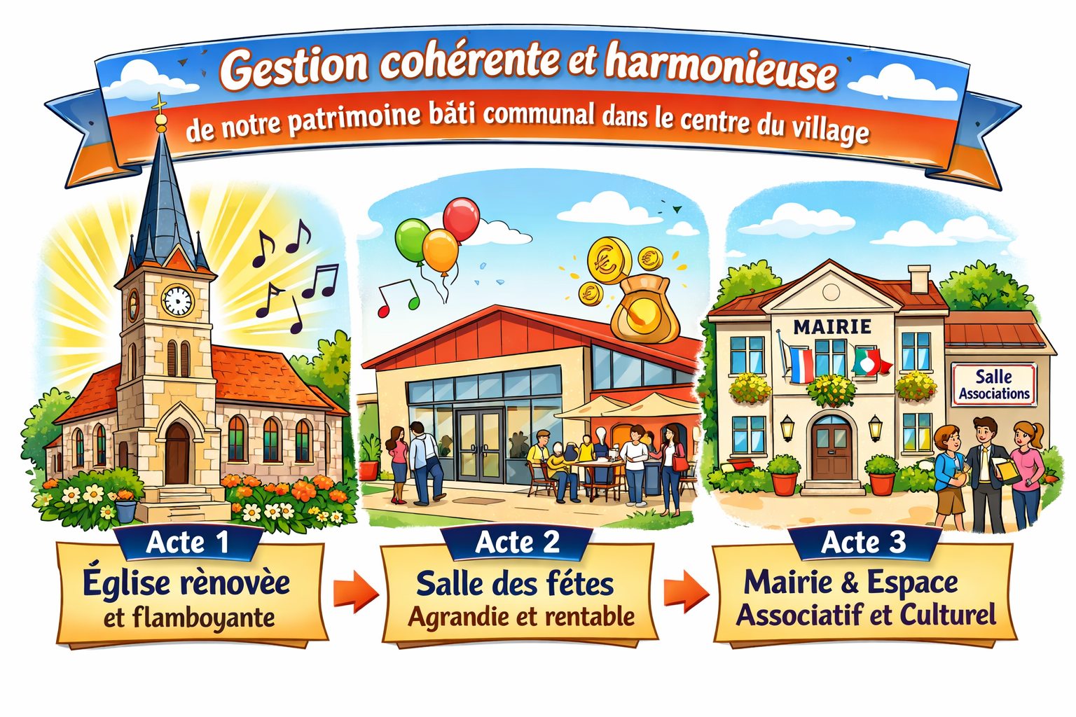 Gestion du patrimoine bâti communal – Cohérence et harmonie du centre du village
